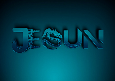 Jesun - My Name Logo ai branding design graphic design illustration logo logo design marketing
