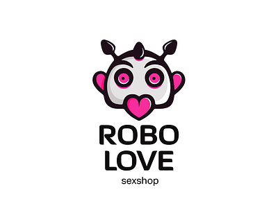 Robolove - sexshop logo love pink sexshop