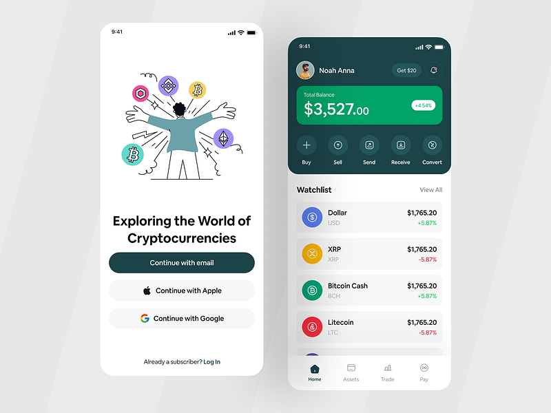 Cryptocurrency App app design blockchainexperience cryptocurrencyapp cryptoeducation cryptoenthusiast cryptojourney cryptosimplicity design digitalassets digitalcurrency empowerwithcrypto explorecrypto filllo ios mobile navigatewithease onboardingexperience seamlessonboarding ui uiux