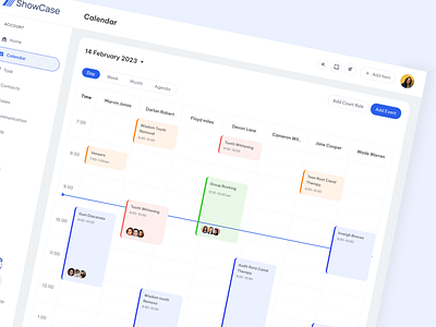 ShowCase - SaaS Law Firm Dashboard Calendar Page attorney blockchain clean design dashboard design figma invest law firm lawyer lawyers money portfolio portfolio page product product design saas saas dashboard ui uiux website