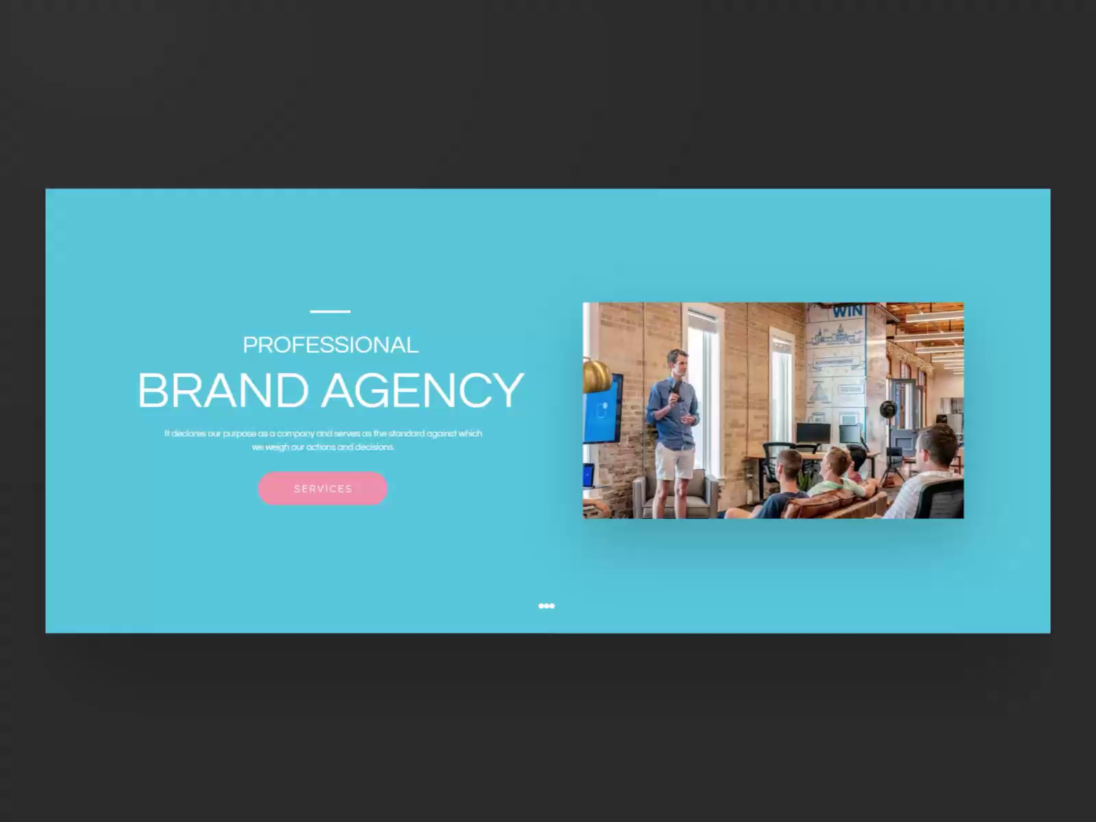 Brand Agency Slider Template by depicter on Dribbble