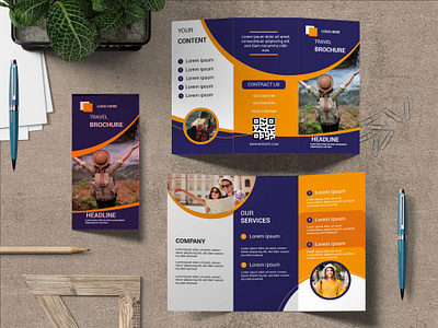 BROCHURE DESIGN TEMPLATE branding graphic design logo motion graphics