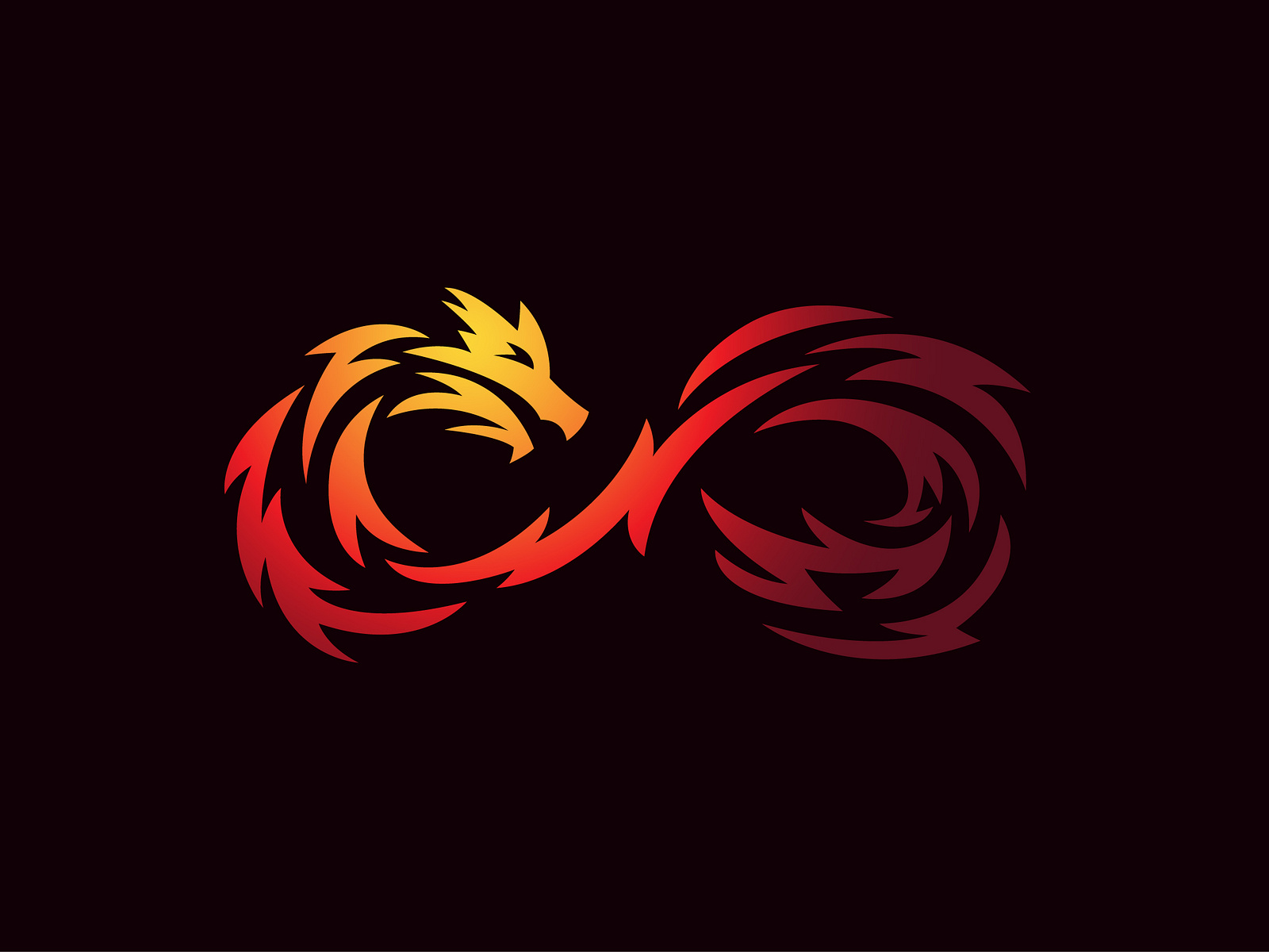 Infinity Dragon Logo by Vieri Agustian on Dribbble