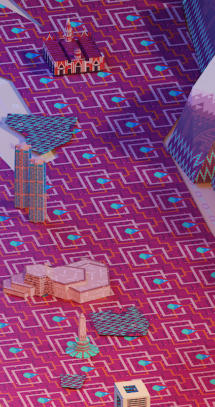 Caracas Building Renders - Andromedoom 3d americas animation caracas design game illustration low poly mobile pixel south america venezuela video