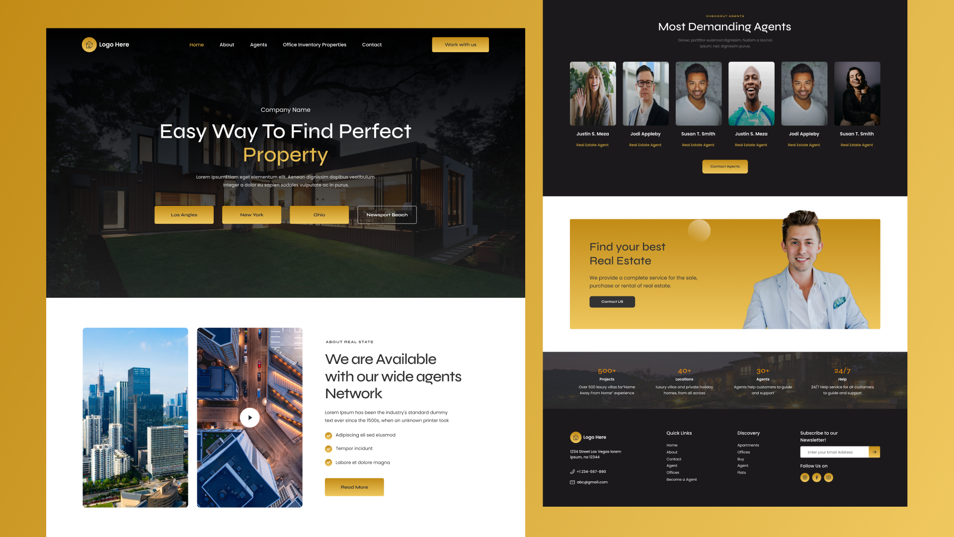 Real Estate Webdesign architecture design estate landing page figma house landing page property real estate real estate agency real estate landing real estate website ui ux webdesign
