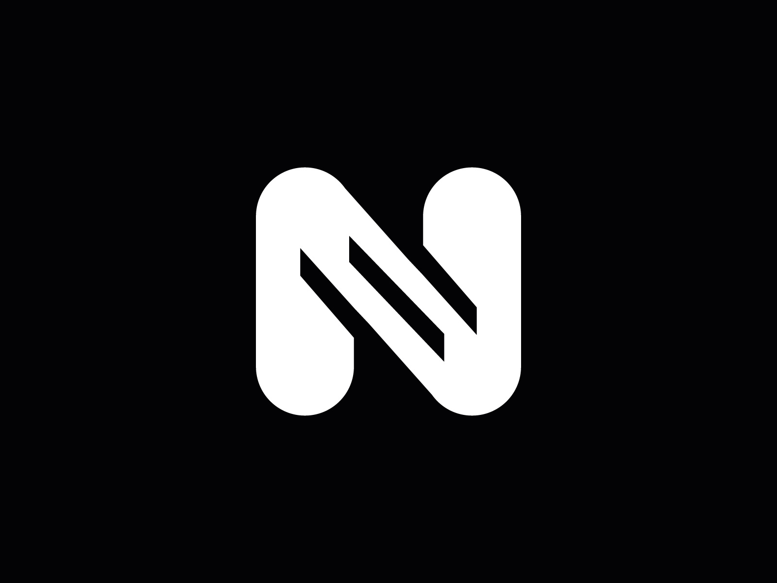 n logo, modern logo, minimalist logo, logo design, letter logo by Masud ...