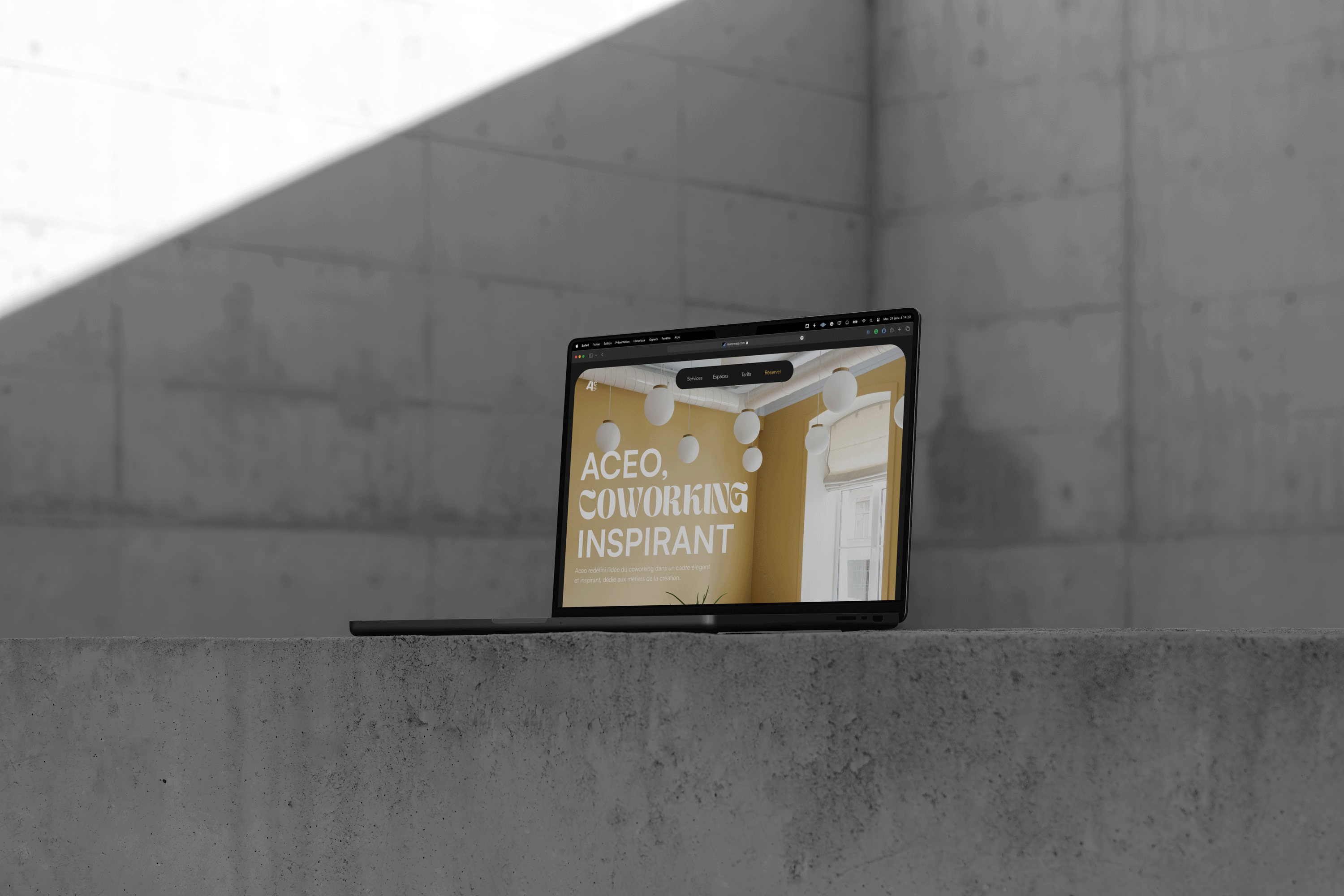 Aceo Coworking Website coworking graphic design responsive ui web development website