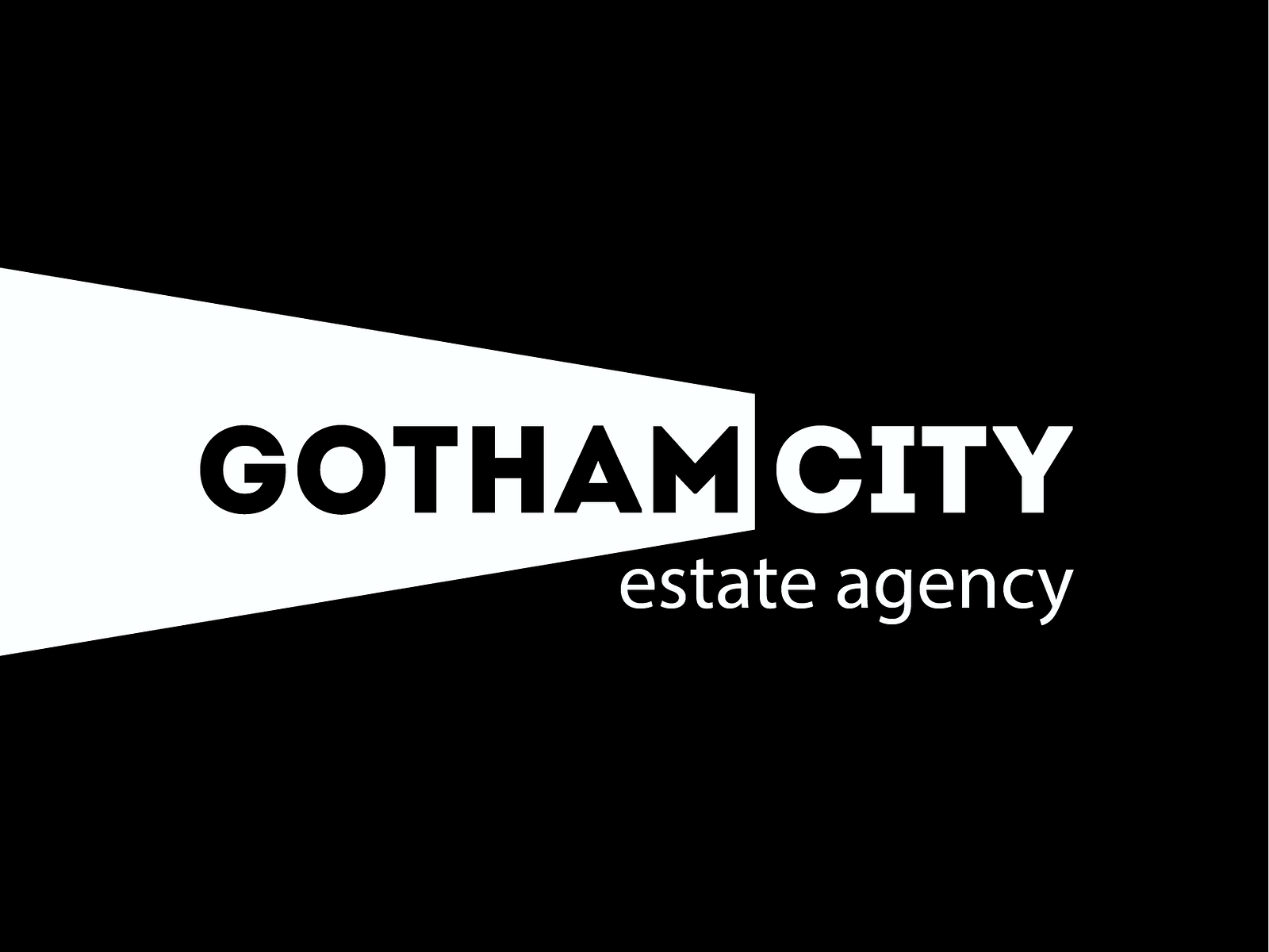 Gotham City - estate agency by Александра Рудова on Dribbble