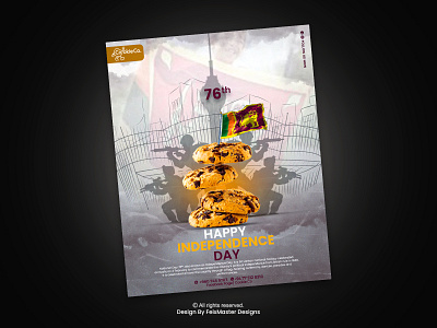 Social Media Post Design | Cookie Co branding graphic design happyindependenceday