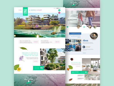 Lakefield website custom nature residential park webdesign website