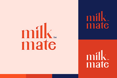 Milk mate logo branding branding creative design graphic design illustration logo logo design logodesign logotype product