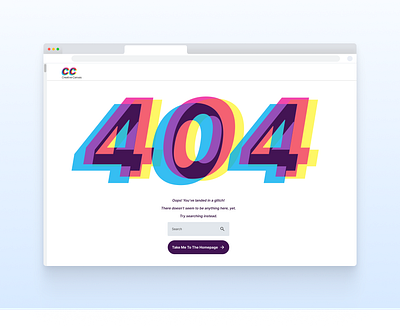 Daily UI #008 - 404 Page Not Found 404 page not found branding dailyui dailyui008 ui