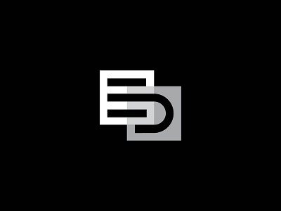 E and D Logo abstract logo awesome logo d designer e identity initial letter logo design logo inspiration professional logo simple logo
