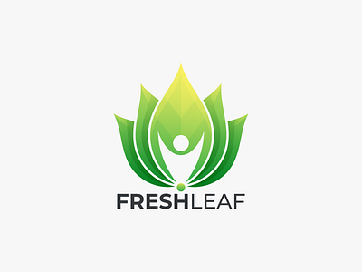 FRESH LEAF branding design fresh leaf logo fresh logo graphic design icon leaf coloring logo leaf logo logo