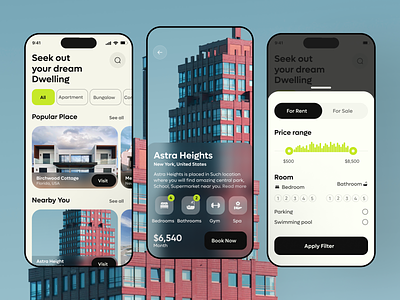 Real Estate App architecture booking broker estate agent home property real estate real estate agency real estate app realestate residential complex