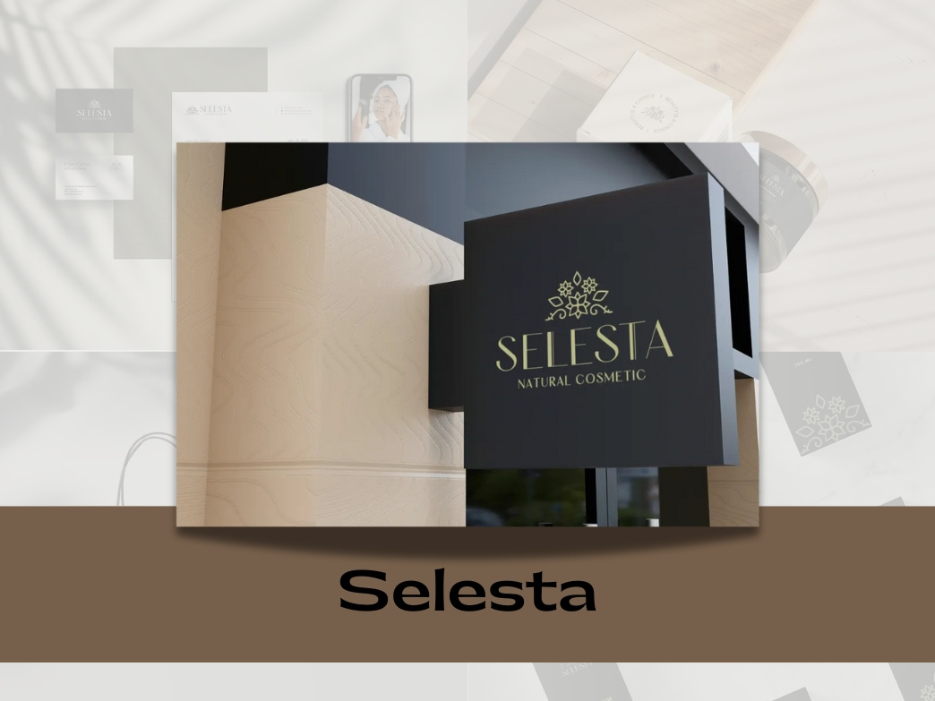 Selesta Cosmetic 2021 art branding design graphic graphic design illustration logo ui ux vector