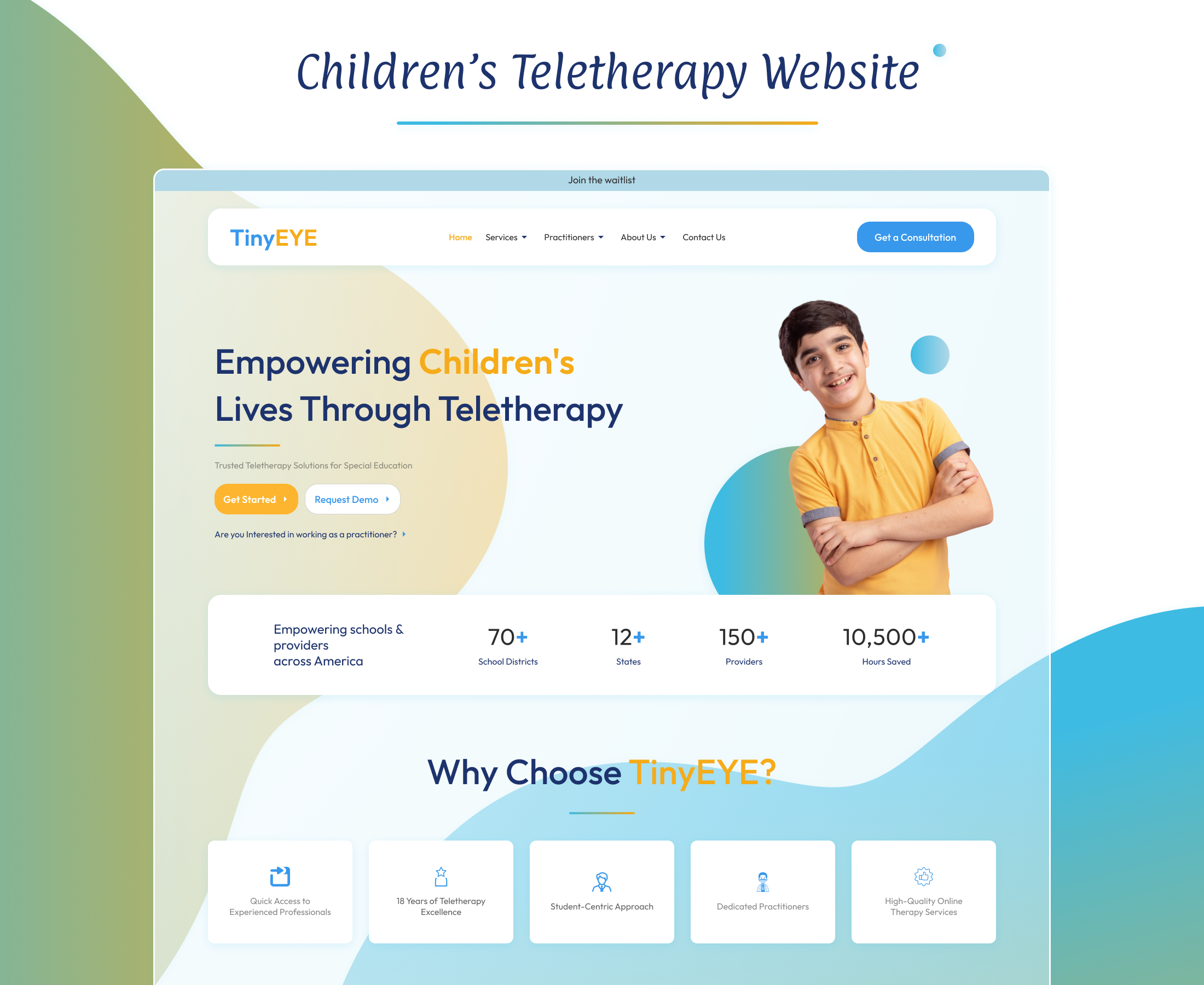 Children's Teletherapy Website 3d animation branding children design graphic design illustration logo motion graphics teletherapy ui web