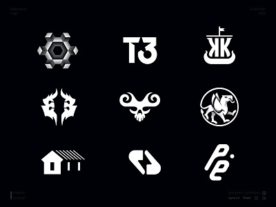 Logo collection branding design icon logo logodesign logotype minimal vector