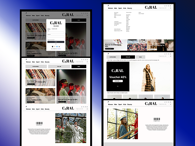 Study Case / C&RAL : Web Shipping branding fashion web figma graphic design idea inspiration learn design learn with us study study case ui web design