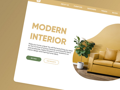 Furniture Store branding creative design furnituredesign minimalism ui ux uxui webdesign