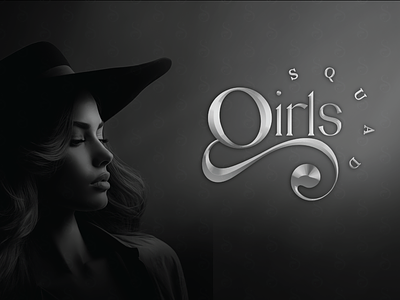 Grils Squad brand branding creative design elegant fashion girlswear graphic design logo minimal