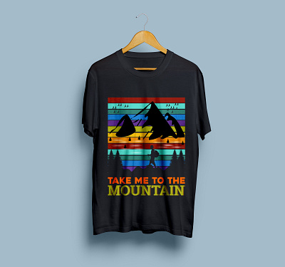 Mountain T-shirt Design fashion