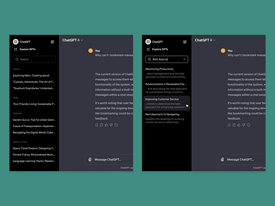 ChatGPT – Search Feature chatgpt list search side menu