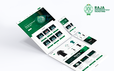 Web site RAJA ticketing app casablanca foot raja ui user interface user testing ux web website