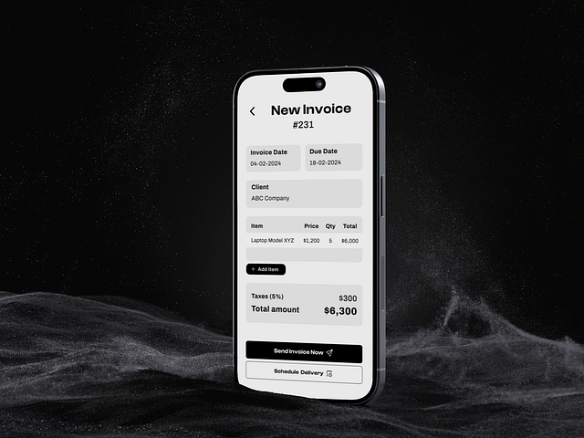 Invoice UI designs, themes, templates and downloadable graphic elements ...