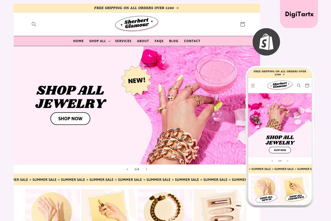 Jewellery Shopify Theme designs themes templates and