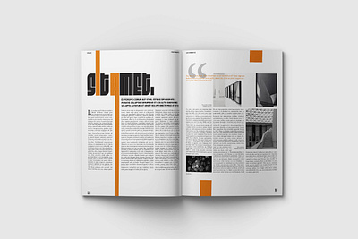 Magazine Layout Design design editorial graphic design graphicdesign indesign layout lithuania lithuanian designer magazine orange typography