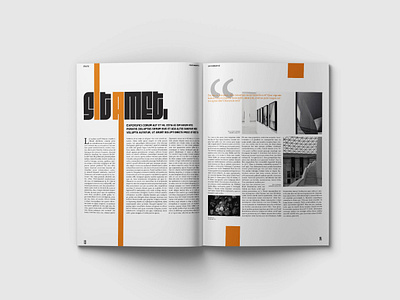 Magazine Layout Design design editorial graphic design graphicdesign indesign layout lithuania lithuanian designer magazine orange typography