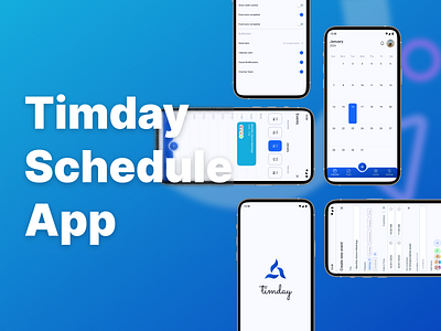 Timday Schedule App ui