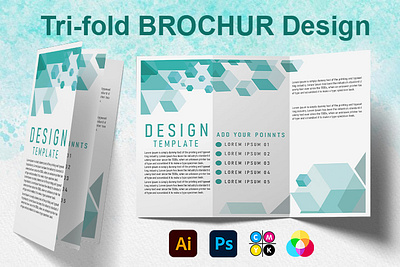 Trifold Brochure Design adobe photoshop branding brochure brochure design business business brochure design flyer design graphic design illustration logo professional brochure