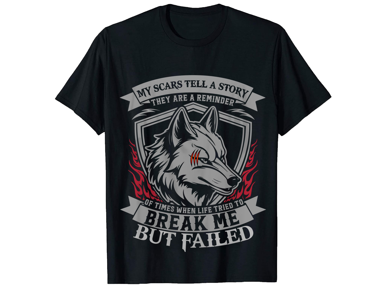 Wolf T Shirt designs themes templates and downloadable graphic