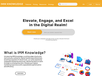 IMM Knowledge Web Design app branding dashboard design design graphic design typography ui ux