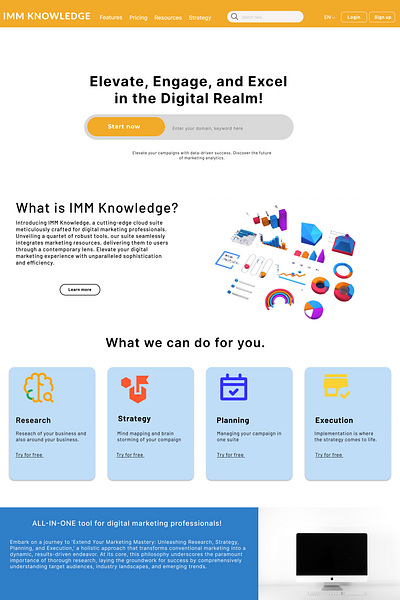 IMM Knowledge Web Design app branding dashboard design design graphic design typography ui ux