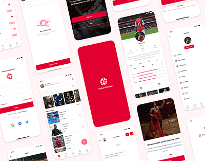 UI UX Case Study - Football App case study football football app mobile app mobile application ui ui design user experience user interface ux ux design