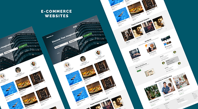 E-Commerce Webpage e commerce ui webpage