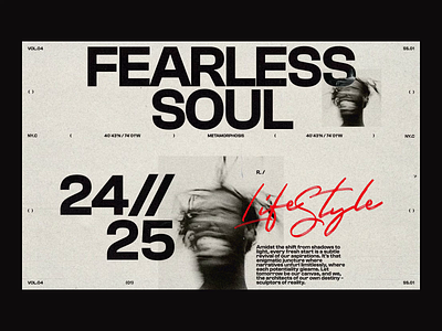 Fearless Soul animation bold brand branding colorful design editorial grid layout life swiss typography