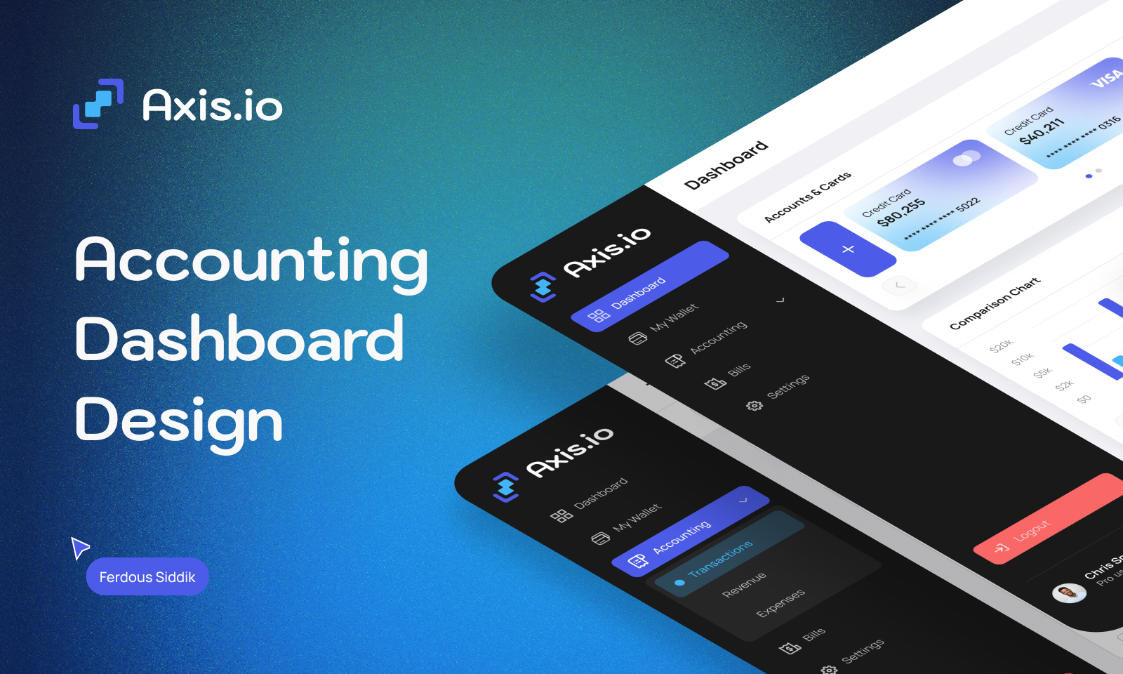 Axis - Accounting Dashboard accounting application dashboard dashboard ui finance finance management finance tracker financial fintech management money product software transaction tracker uiux user experience user interface wallet web app