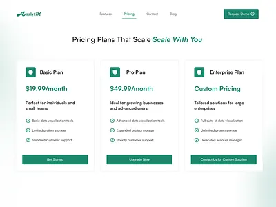 Pricing design minimal pricing subscriptions ui website