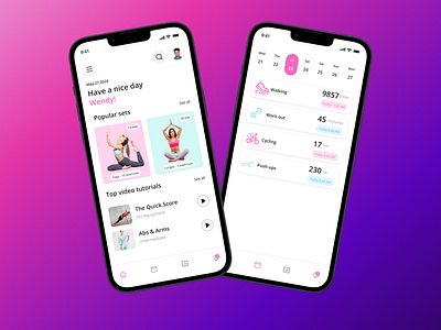 Fitness App fitness app best fitness best ui fitness popular app fitness ui app gym app ui ux