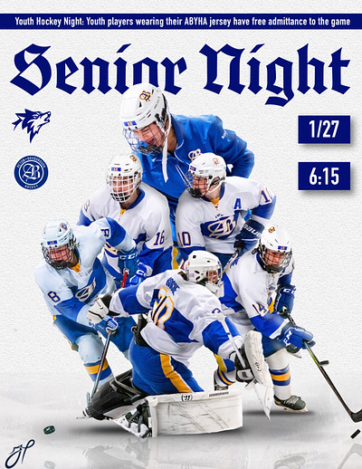 Acton-Boxborough Varsity Hockey Posters acton acton boxborough boxborough colonials graphic design high school high school hockey hockey posters sports winter