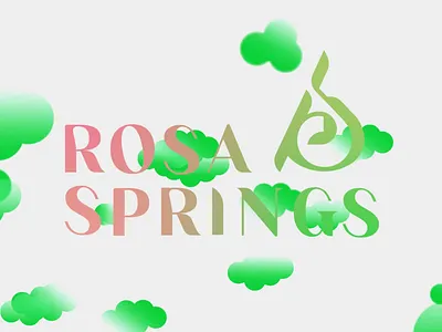 ROSA SPRINGS | Rebranding concept agency branding concept design graphic design hotel identity illustration logo motion graphics