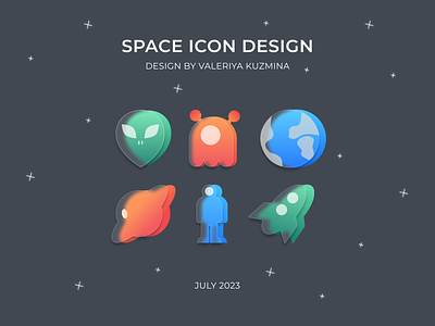 Space icon design design graphic design illustration vector