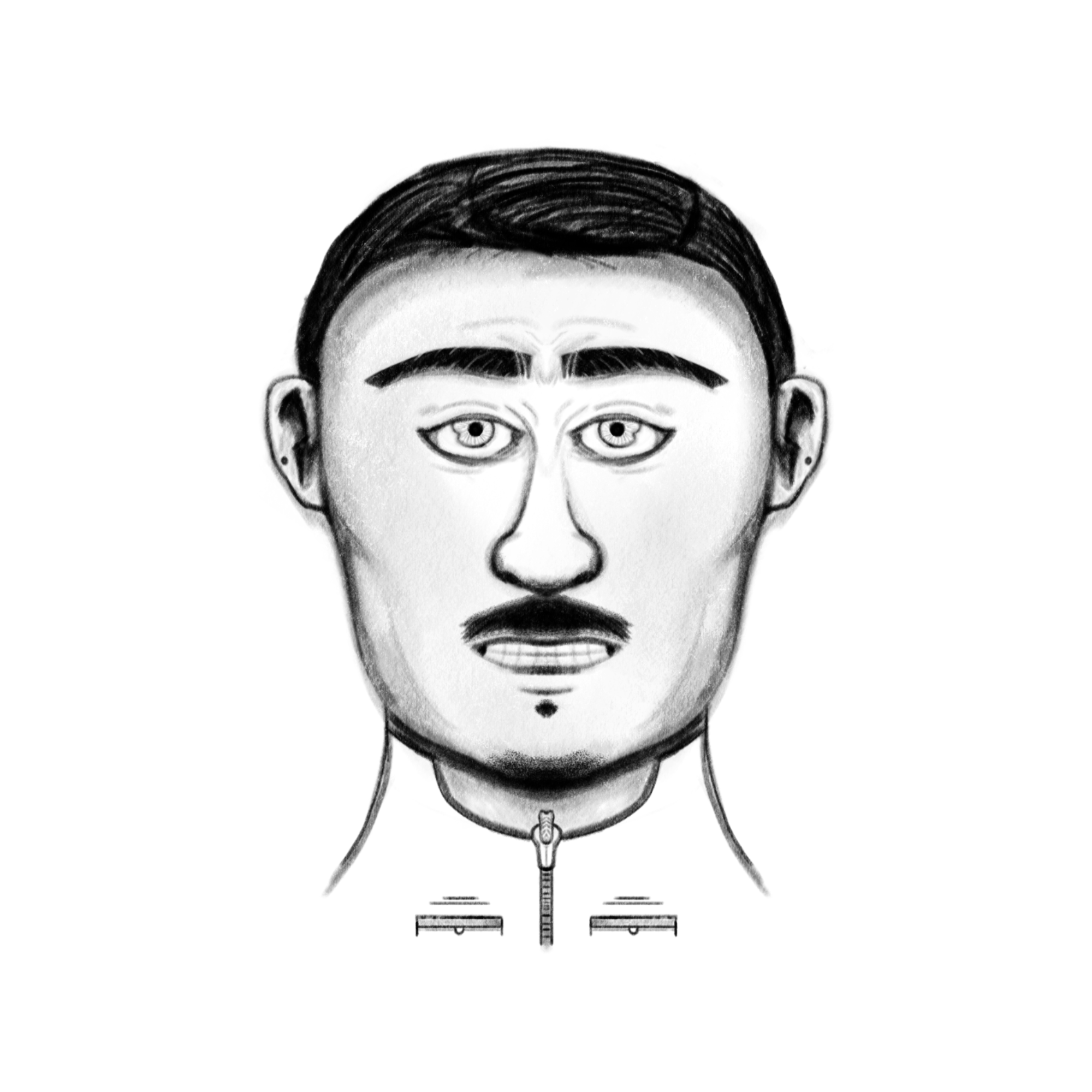 Face - V4 black and white design face illustration sketch