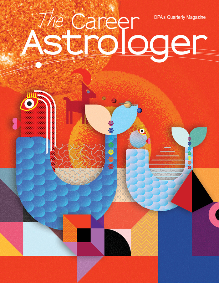 OPA COVER DESING, MARCH-EQUINOX aries astrologer astrology branding cover cover design design graphic design illustration lockup mars mercure neptune pices print design publish sun usa vector venus