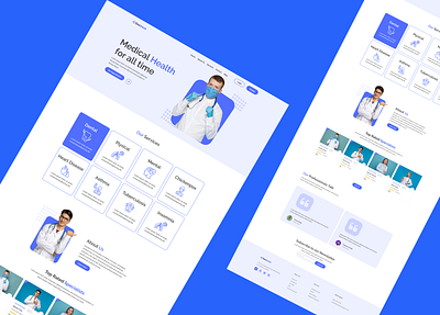 Medical landing pages medical app medical full website medical landing pages medical popular website medical website ui ux