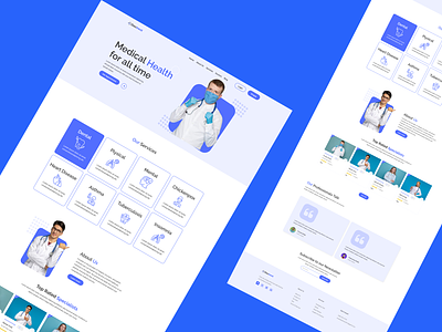 Medical landing pages medical app medical full website medical landing pages medical popular website medical website ui ux